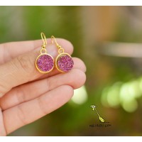 Серьги "Аметистовая россыпь". Sale